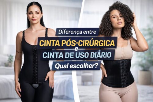 Diferença entre cinta pós-cirúrgica e cinta de uso diário